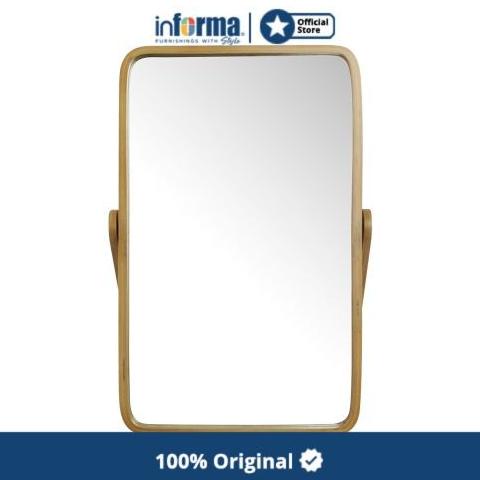 Jual INFORMA - CERMIN MEJA - TABLE MIRROR A09 27X17X39CM WOOD | Shopee ...