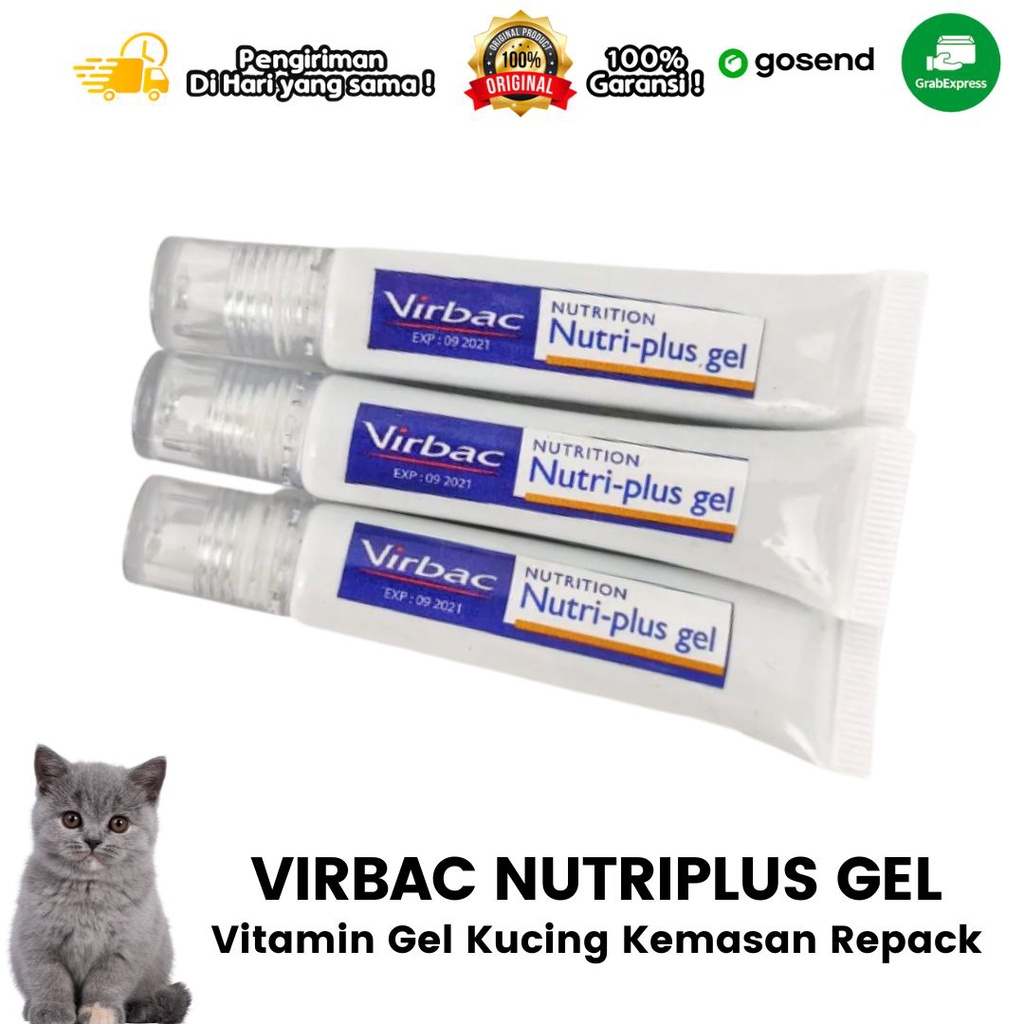 Jual Vitamin Untuk Kucing NUTRI PLUS GEL 15 GR Kemasan Tube | Shopee ...