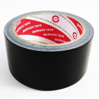 Jual LAKBAN-KAIN-HITAM-CLOTH-TAPE-DAIMARU-1-5-36-MM-X-12M-MURAH