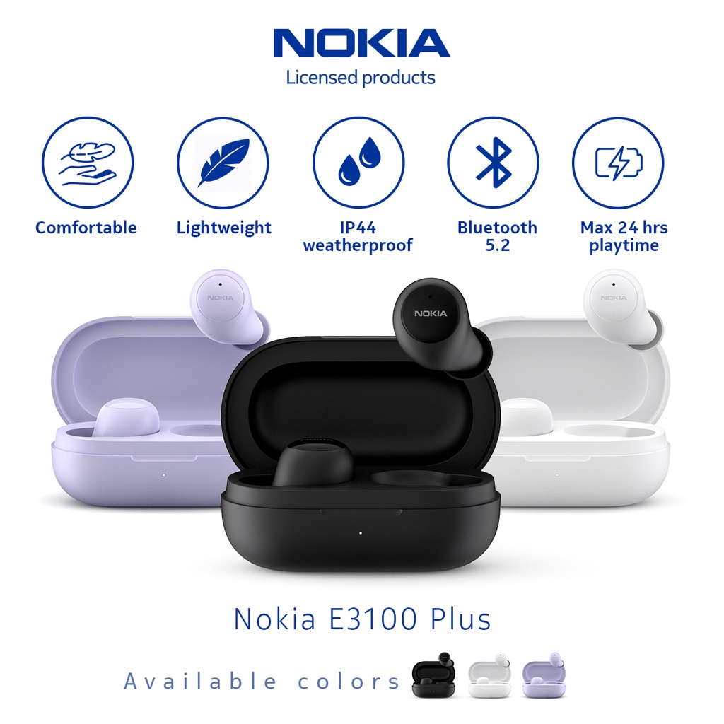 Product image Nokia E3100 Plus True Wireless Earbuds Bluetooth Earphone TWS HD
