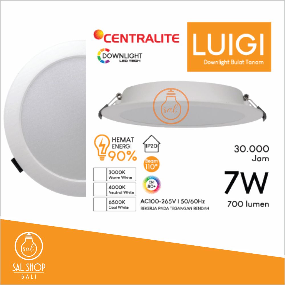 Jual Lampu Led Panel Downlight Inbow IB 7 Watt 2,5