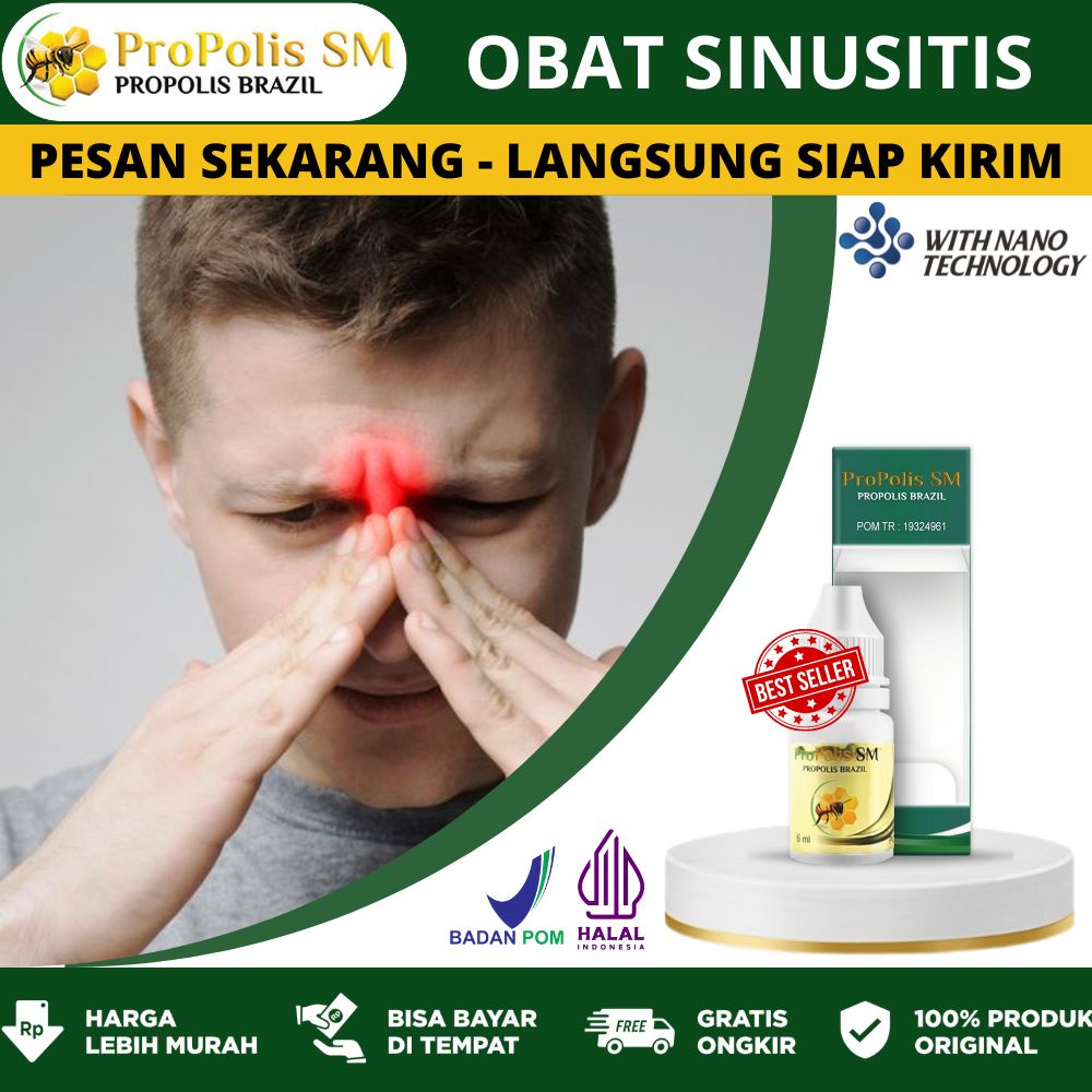 Jual Obat Sinusitis Hidung Bau Busuk Polip Hidung Tersumbat, Sakit