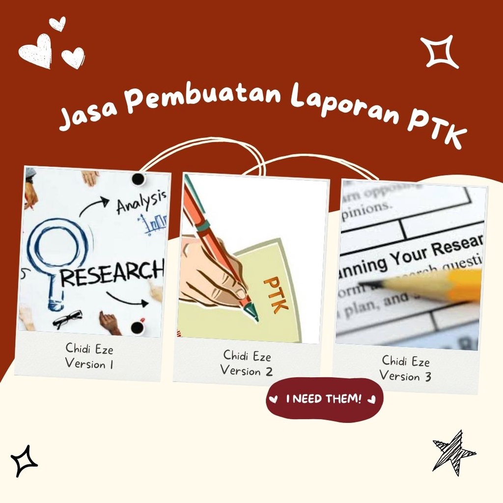 Jual Jasa Pembuatan Laporan||PTK ||Terbaik||Cepat||Murah||Dijamin ...