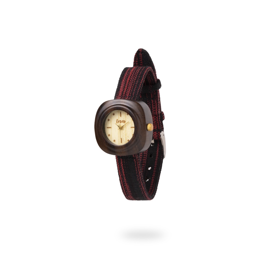 Jual INA Watch Jam Tangan Kayu Sonokeling Series Gambyong | Shopee ...