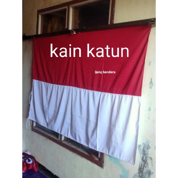 Jual Bendera Merah Putih Kain Katun Cm X Cm Shopee Indonesia