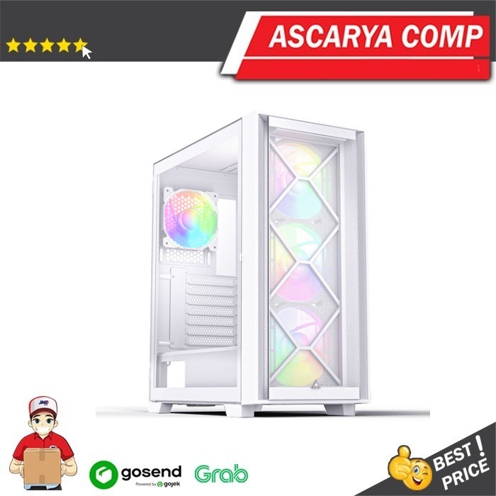 Jual Montech AIR 1000 PREMIUM ARGB WHITE Tempered Case Casing Gaming ...