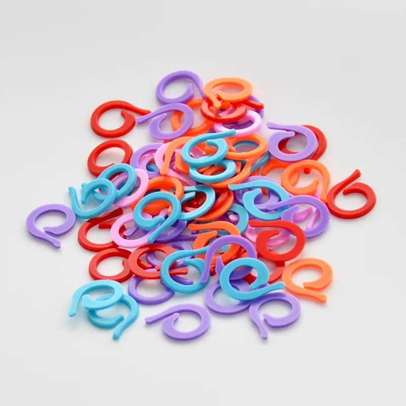 Jual 100Pcs Alat Rajut/Penanda Rajut Koma/Locking Stitch Marker Set ...