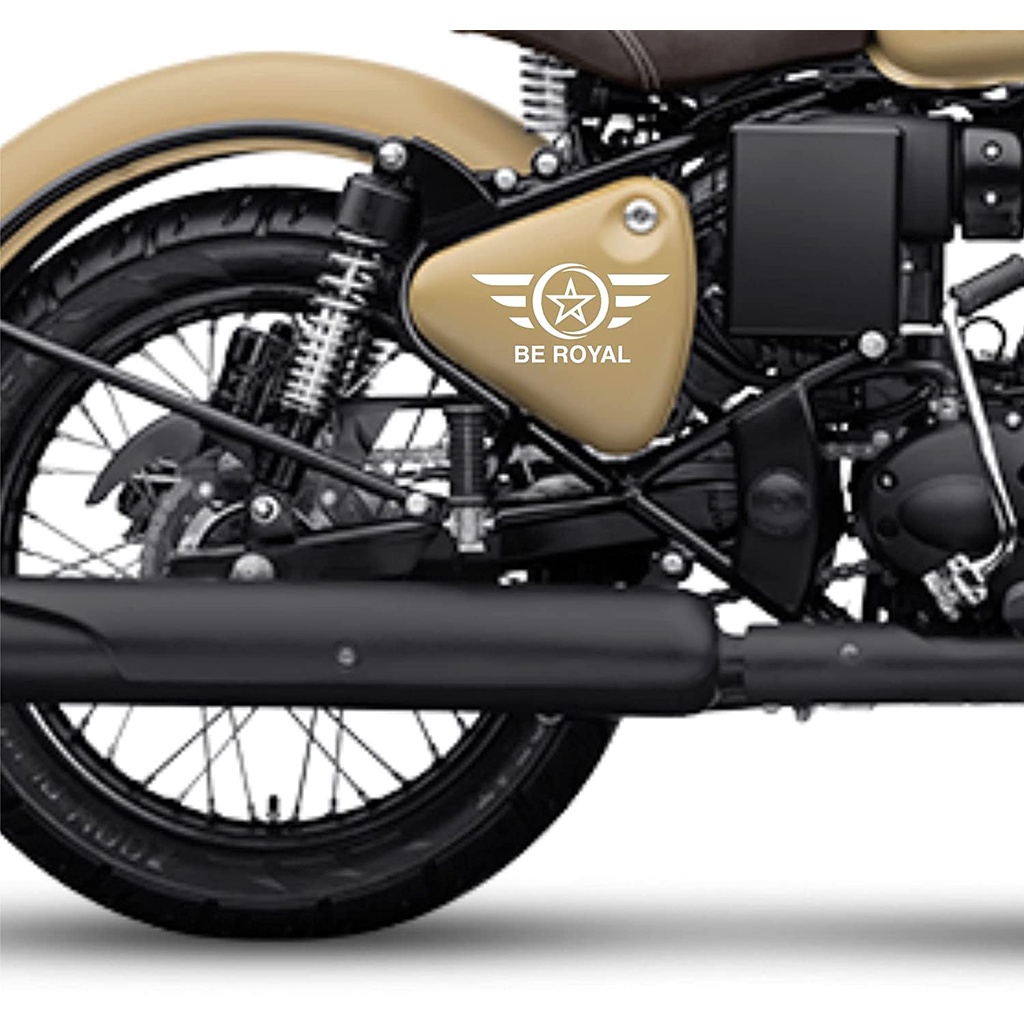 Jual Cutting Stiker BE ROYAL Kotak Baterai/aki Standar Klasik Mudguard