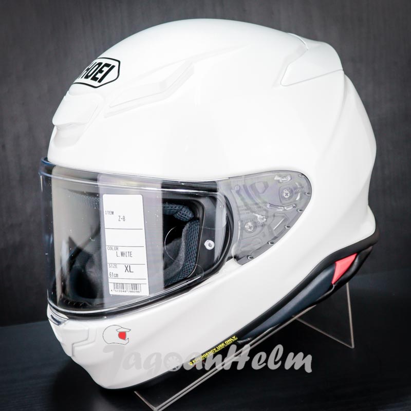 Jual SHOEI HELM Z8 SOLID | WHITE | Z-8 SINGLE VISOR SNI | Shopee