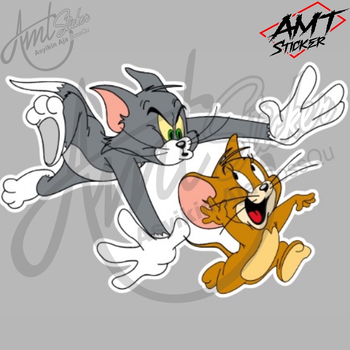Jual Stiker Gambar Tom & Jerry - Sticker Kartun | Shopee Indonesia