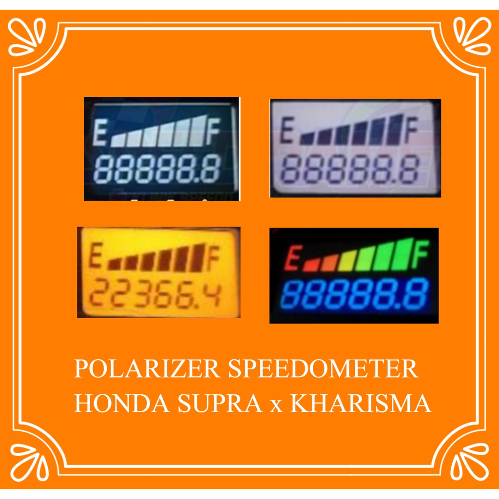 Jual Polarizer speedometer Honda Supra X 125 & kharisma polaris speedo