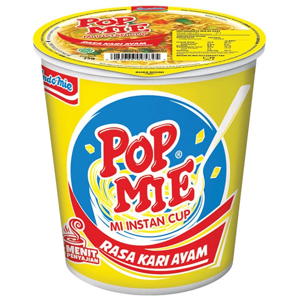 Jual POP MIE RASA KARI AYAM 75 GR | Shopee Indonesia