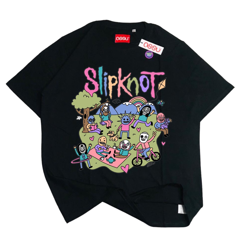 Jual Ossu Tshirt Band Slipknot The Playground Shopee Indonesia