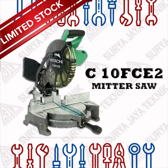 Jual HITACHI C 10FCE2 COMPOUND MITER SAW 10inch Shopee Indonesia