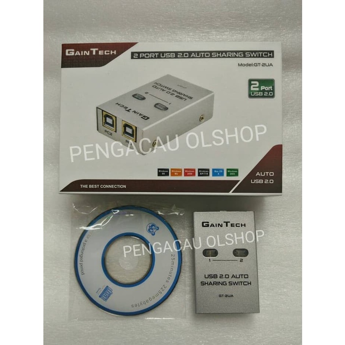 Jual Splitter Printer 2 Port / spliter printer 2port / 1 Printer 2 ...