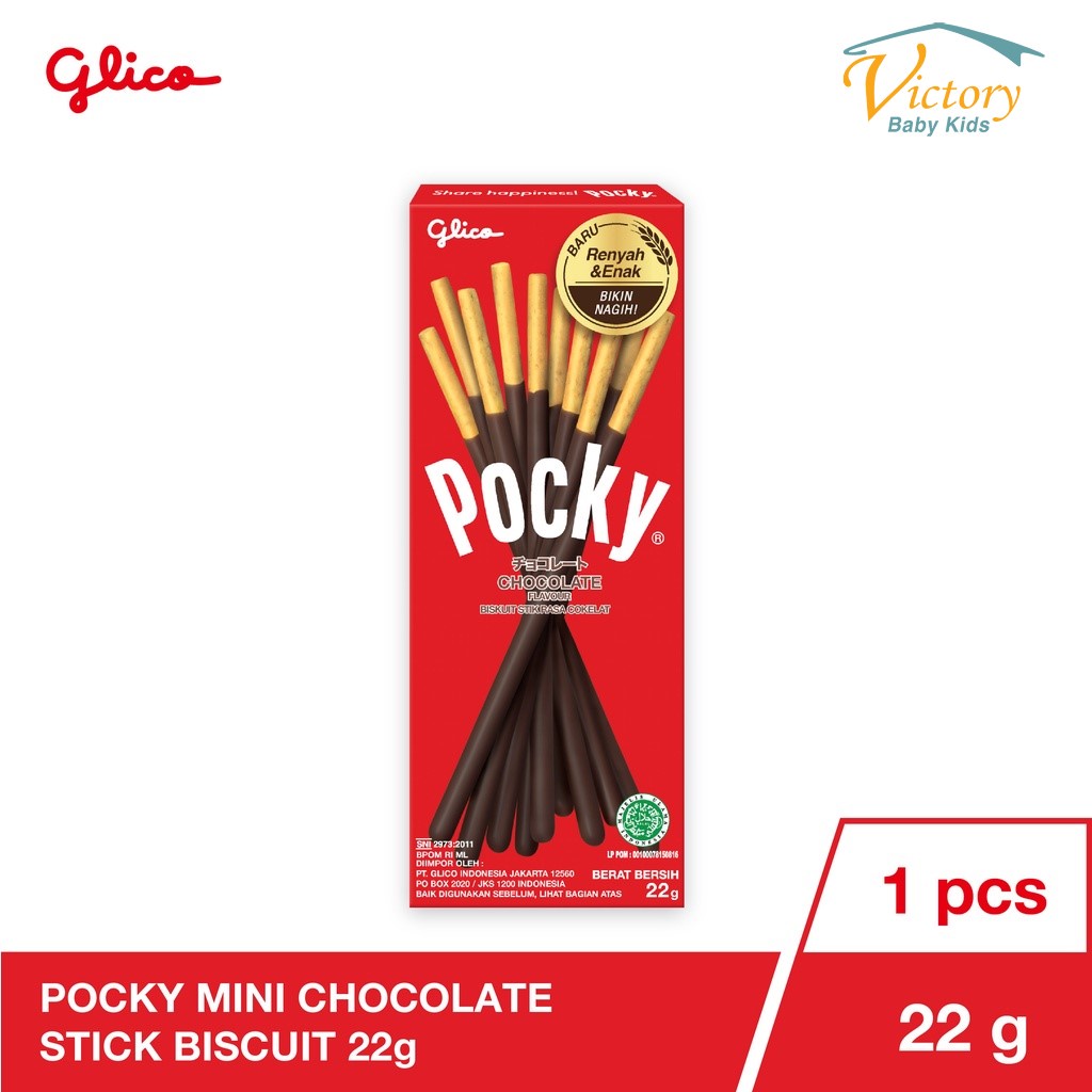 Jual Glico Pocky Mini Chocolate Stick Biscuit 22g - Biskuit Stik ...