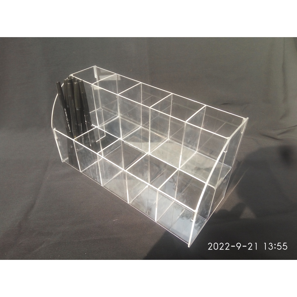 Jual Display pulpen akrilik 2 tingkat / Etalase tempat pulpen | Shopee ...
