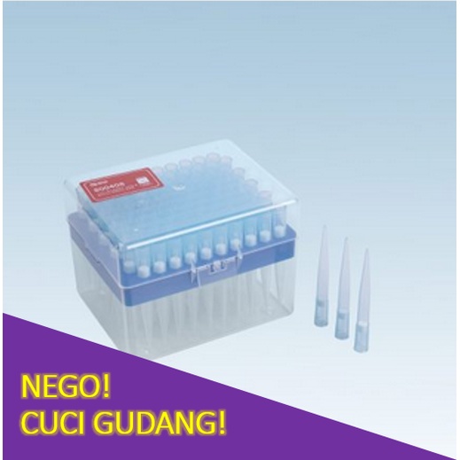 Jual Blue filter tips 100 1000uL, universal, steril, presterilized