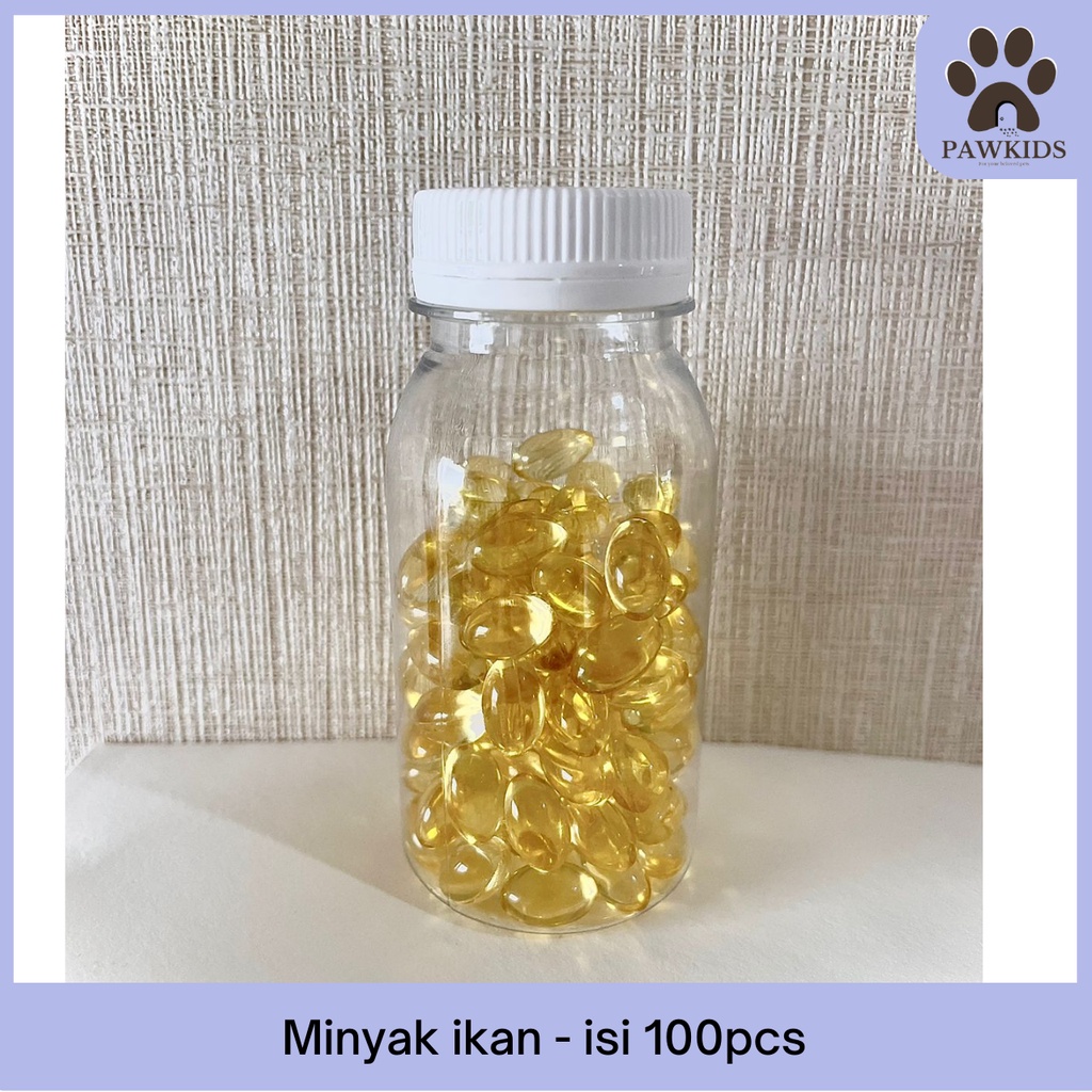 Jual Minyak Ikan Kucing Anjing / Fish liver oil / vitamin bulu lebat