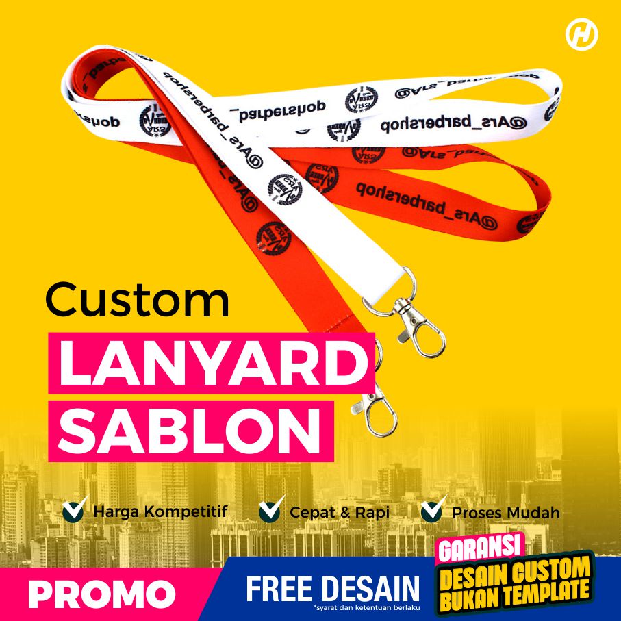 Jual Cetak Lanyard Sablon Custom Event Dan Perkantoran 