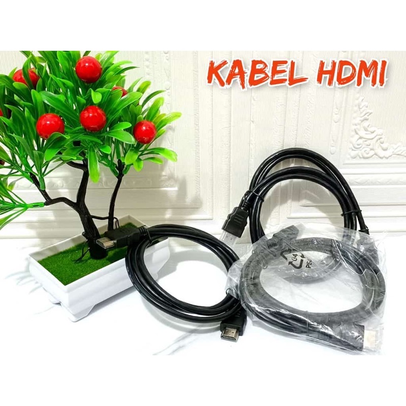 Jual Kabel Hdmi To Hdmi Panjang Meter Hitam Shopee Indonesia