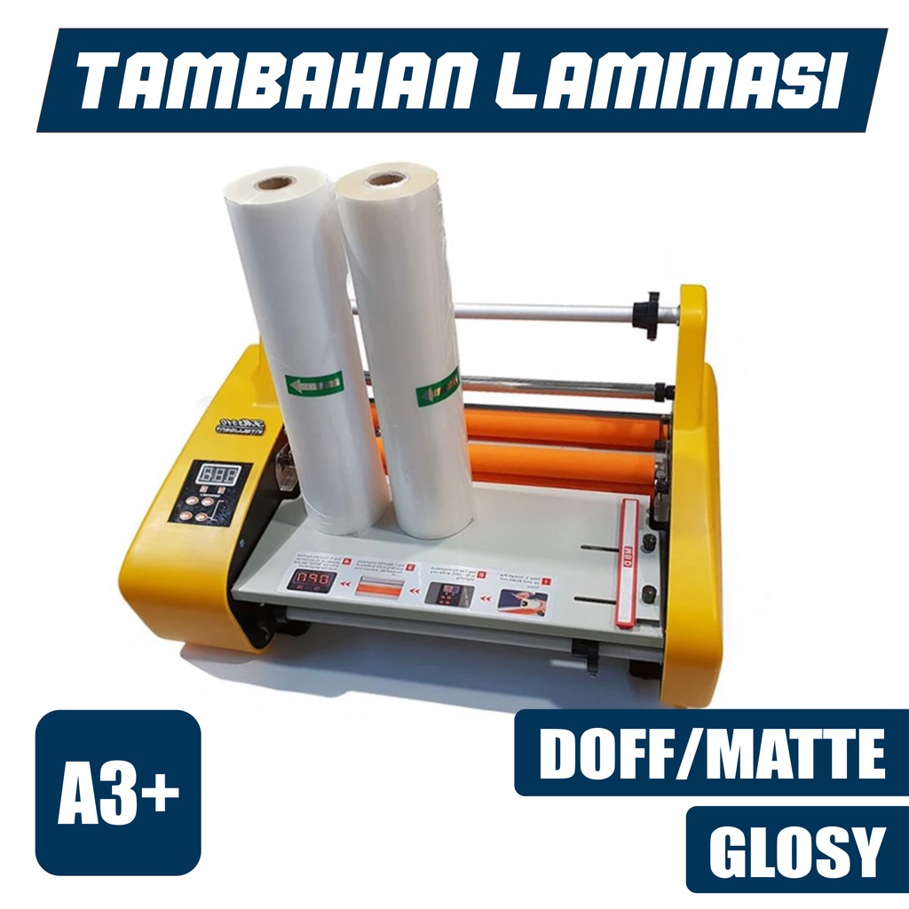 Jual Laminasi Ukuran A3 Doff Glossy Cold Hot 1 Sisi 2 Sisi