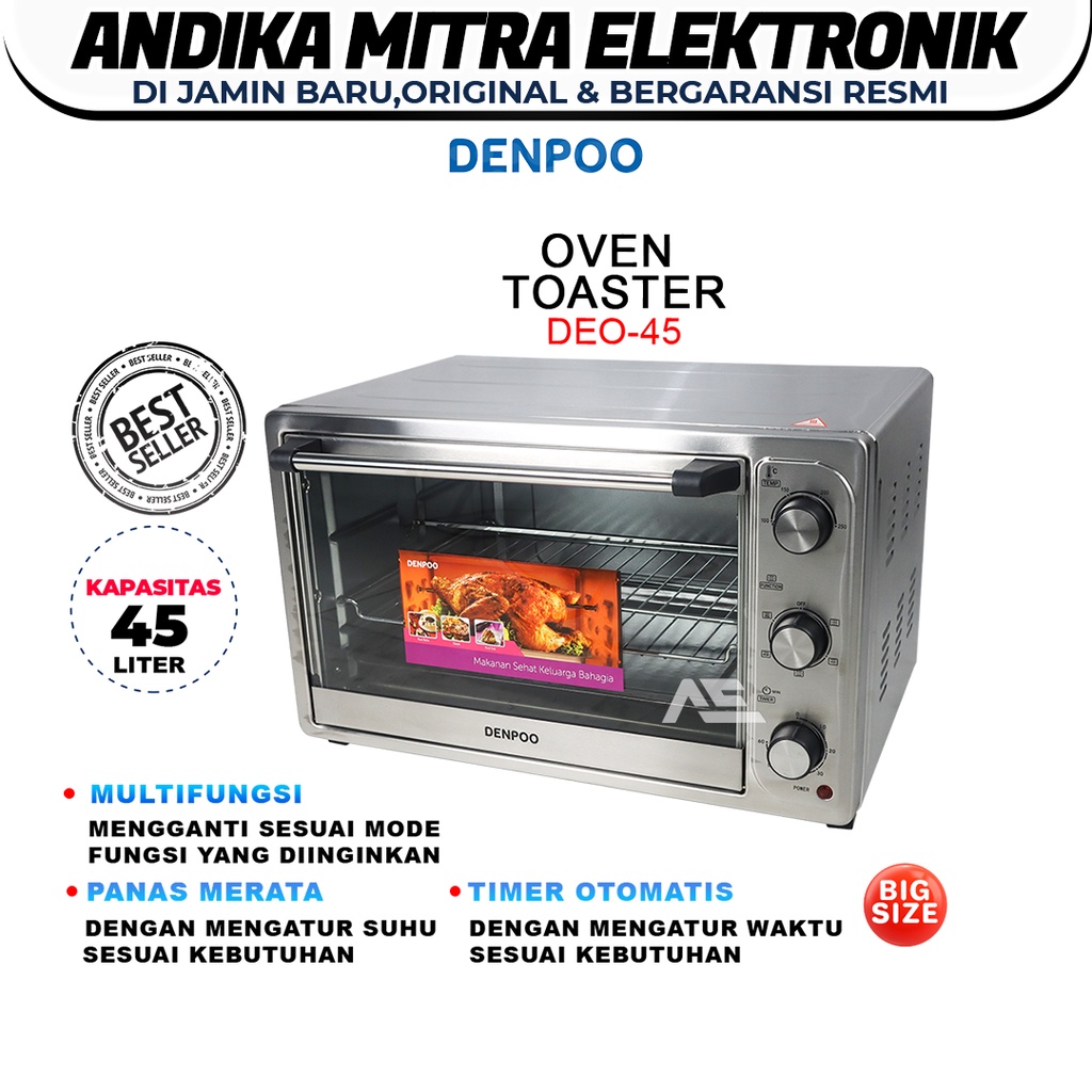 Jual Oven Listrik Denpoo Deo Liter Kapasitas Besar Dan Super Hemat Listrik Shopee