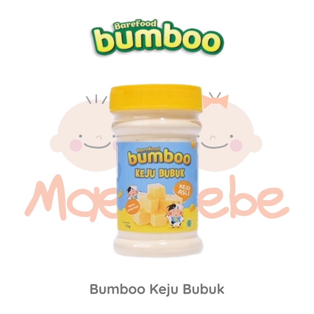 Jual Barefood Bumboo Keju Bubuk Asli Keju MPASI Anak Non MSG 75g ...