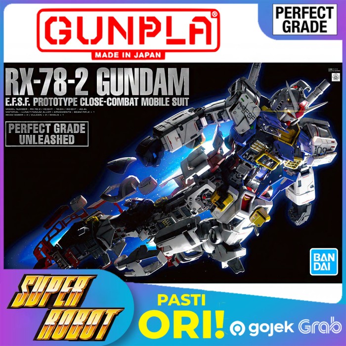 Jual PG UNLEASHED 1/60 RX-78-2 Gundam - PERFECT GRADE BANDAI | Shopee ...