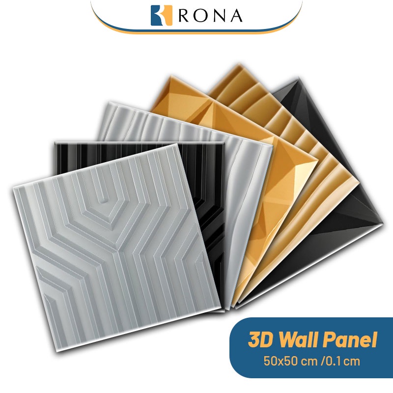 Jual RONA Wallpanel 3D Wall Panel Dinding Ornamen Bahan PVC Bisa ...