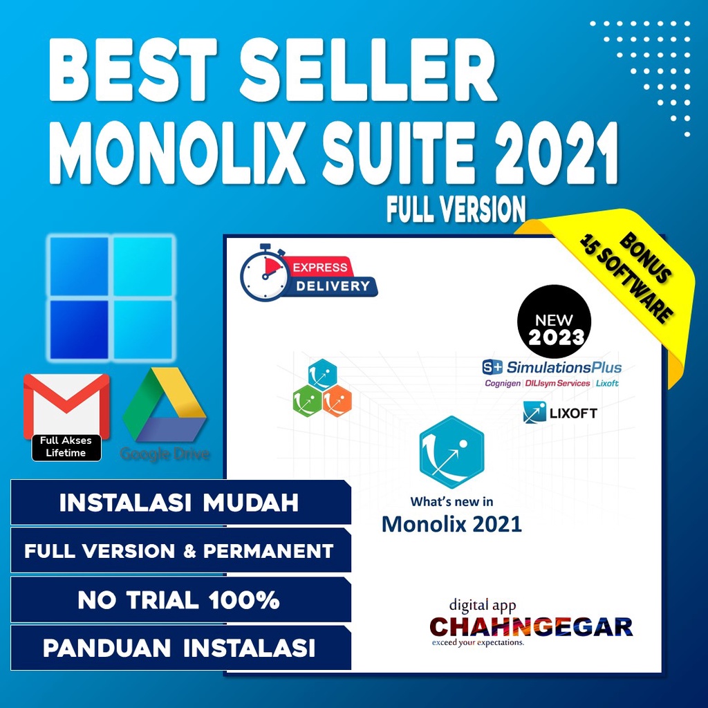 Jual Lixoft Monolix Suite 2021 R2 Full Version Software Simulasi untuk ...