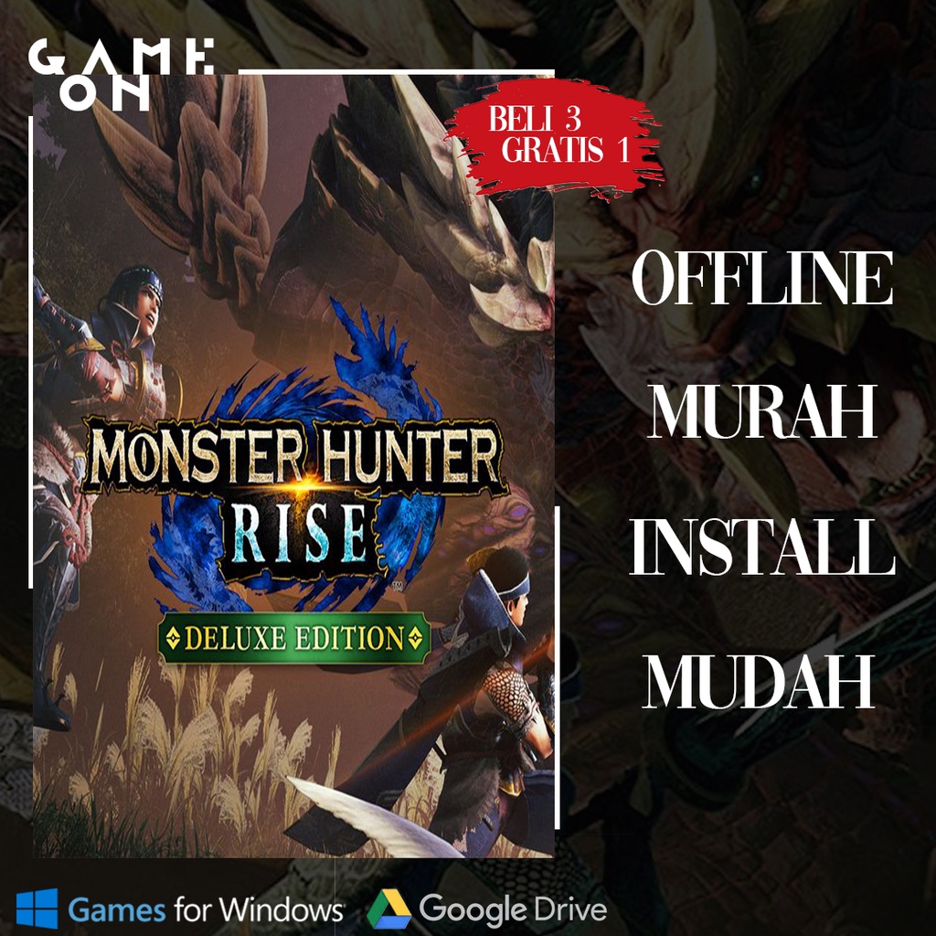 Jual Monster Hunter Rise Deluxe Edition(Game PC Adventure - Download ...