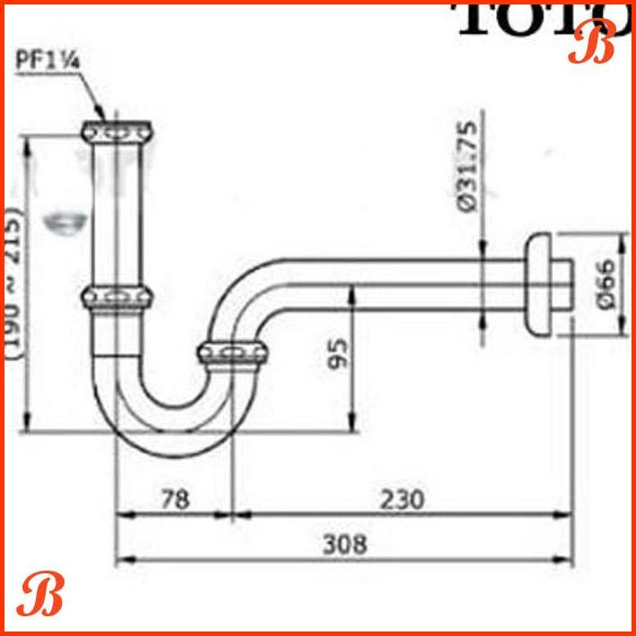 Jual Toto Sifon Pembuangan Air Wastafel Siphon Thx A N Glts Shopee