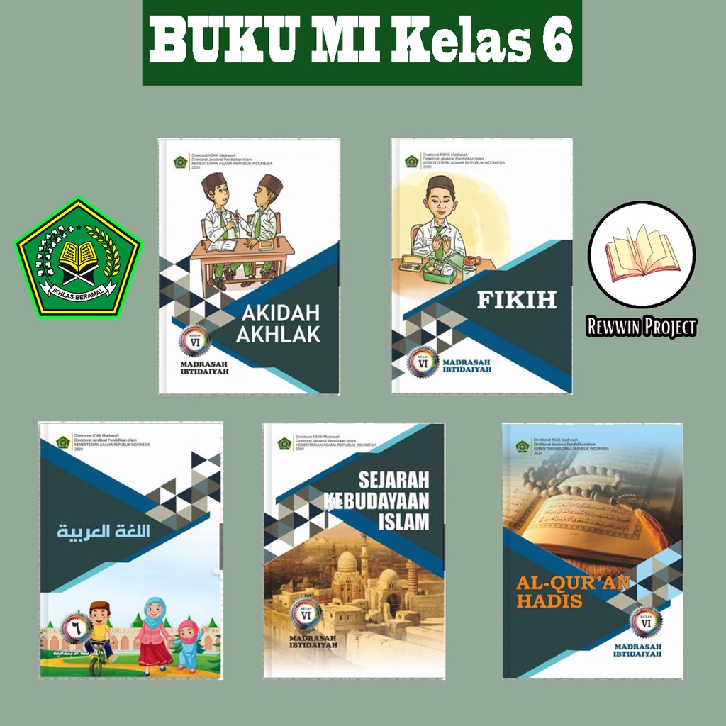 Jual ORI - Buku Siswa MI KEMENAG - Kelas 6 ( Akidah Akhlak, FIKIH ...