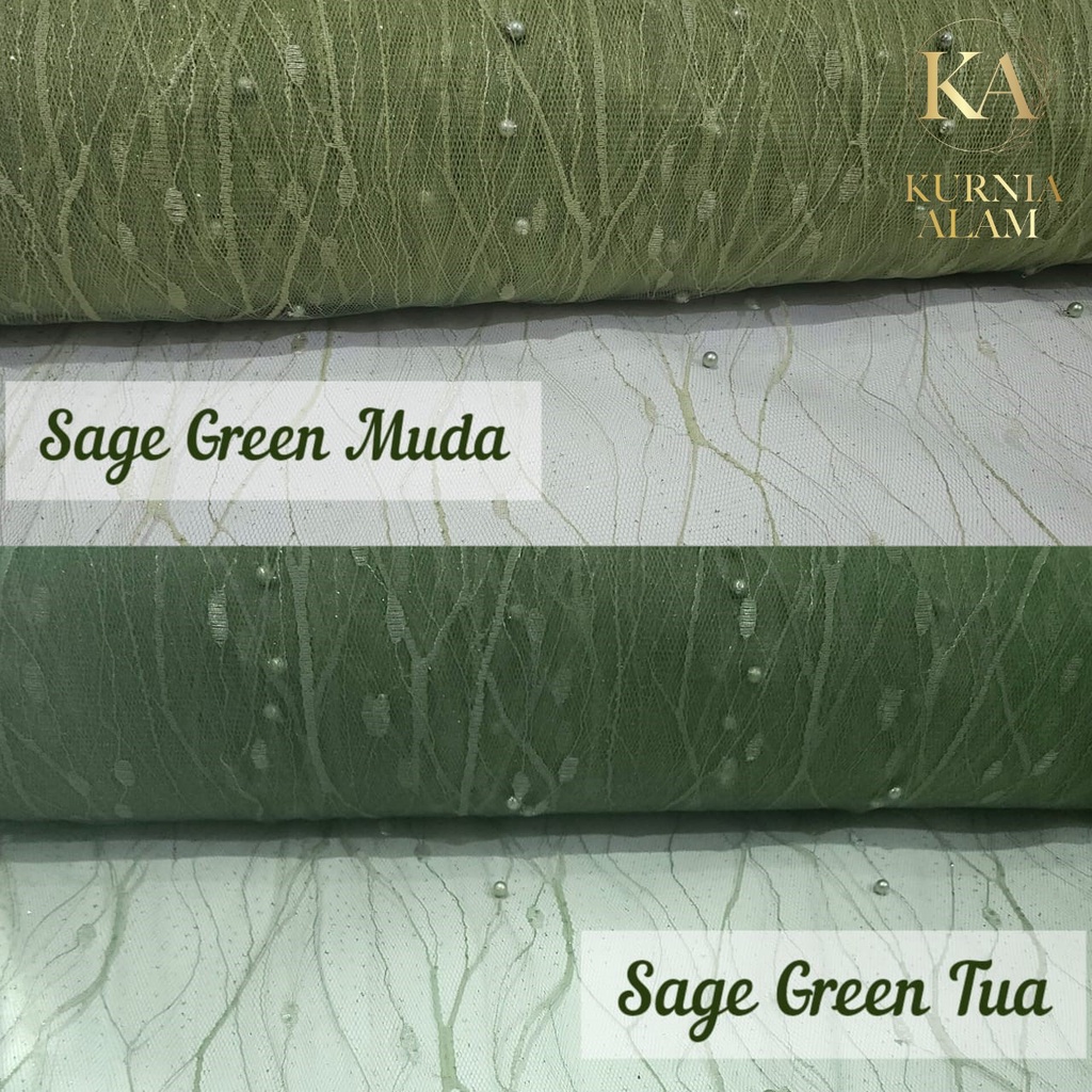 Jual Kain Tile Akar Glitter Mutiara Bahan Dress Kebaya Gamis Premium ...
