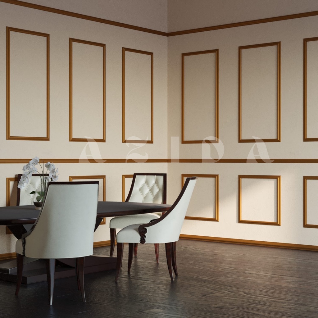 Jual Wall Moulding Hiasan List Dinding Bahan Mahoni Grade A Finishing