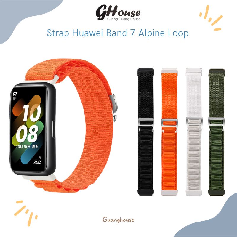 Jual Strap Huawei Band 7 Nilon Loop Strap Huawei Band 8 Alpino Loop Tali Pengganti Huawei Band 8