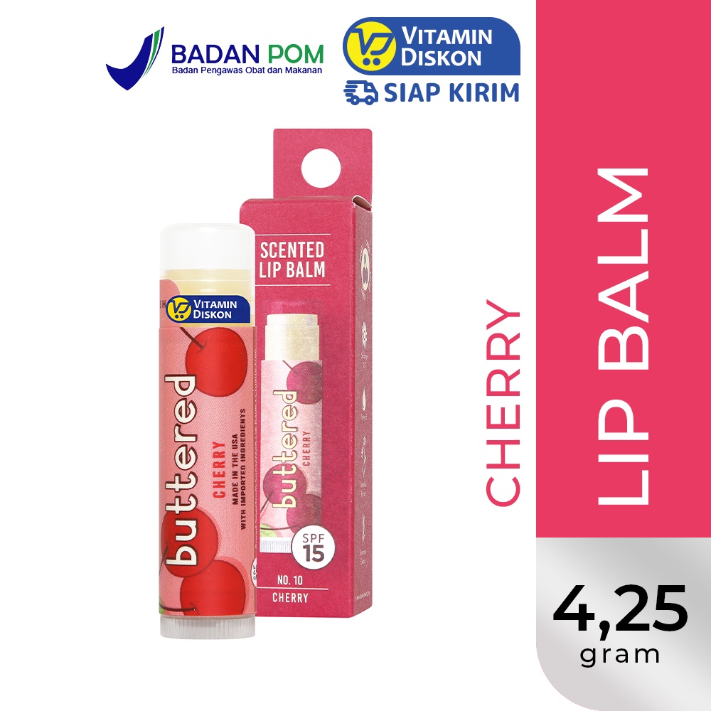 Jual BUTTERED PREMIUM LIP BALM SPF 15 | Shopee Indonesia