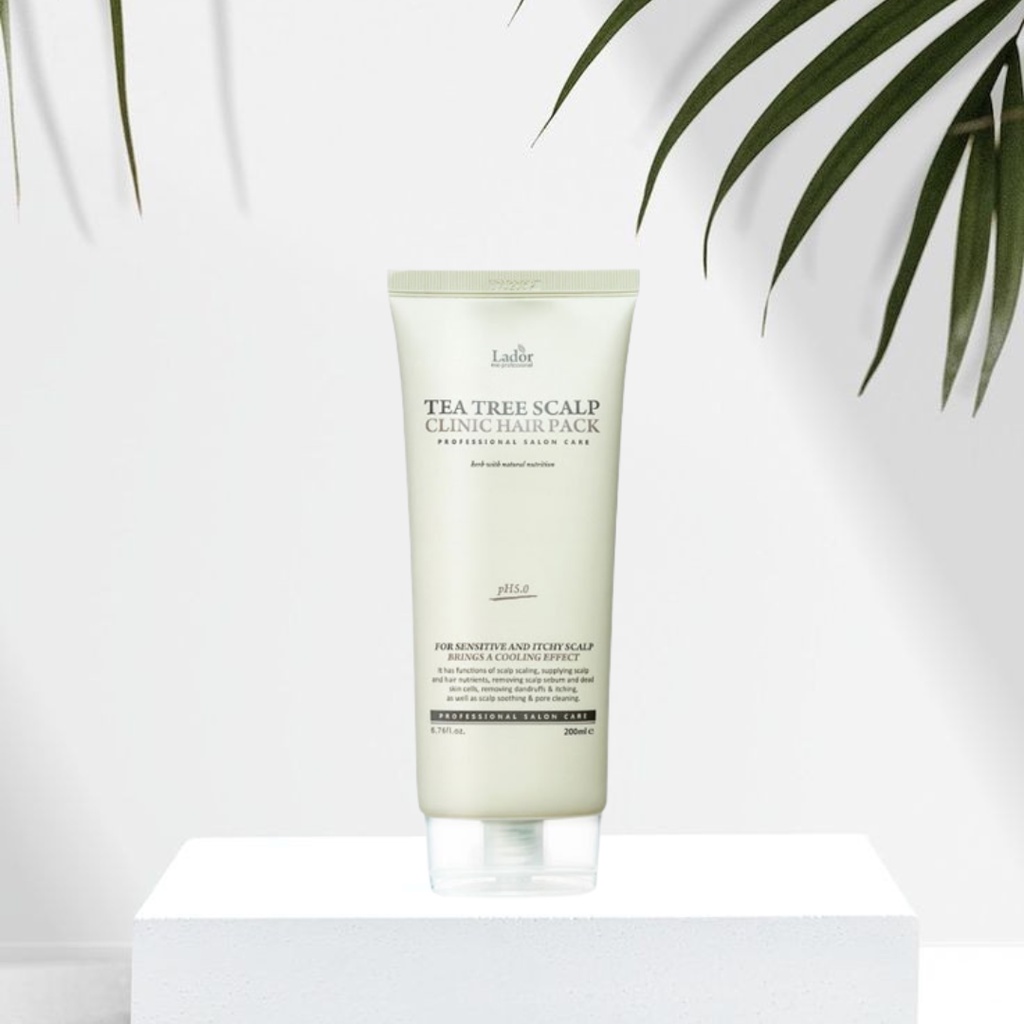 Jual LADOR Tea Tree Scalp Clinic Hair Pack 200ml | Shopee Indonesia