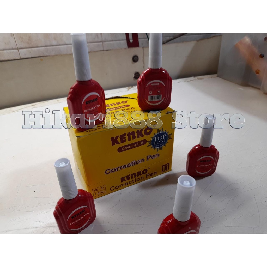 Jual TIP EX CORRECTION PEN CAIR KENKO HARGA TERTERA 1 KOTAK ISI 12 PCS Shopee Indonesia