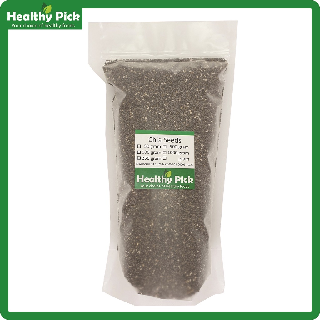 Jual Black CHIA SEED Organic Organik 250 Gram / Seeds Hitam | Shopee ...
