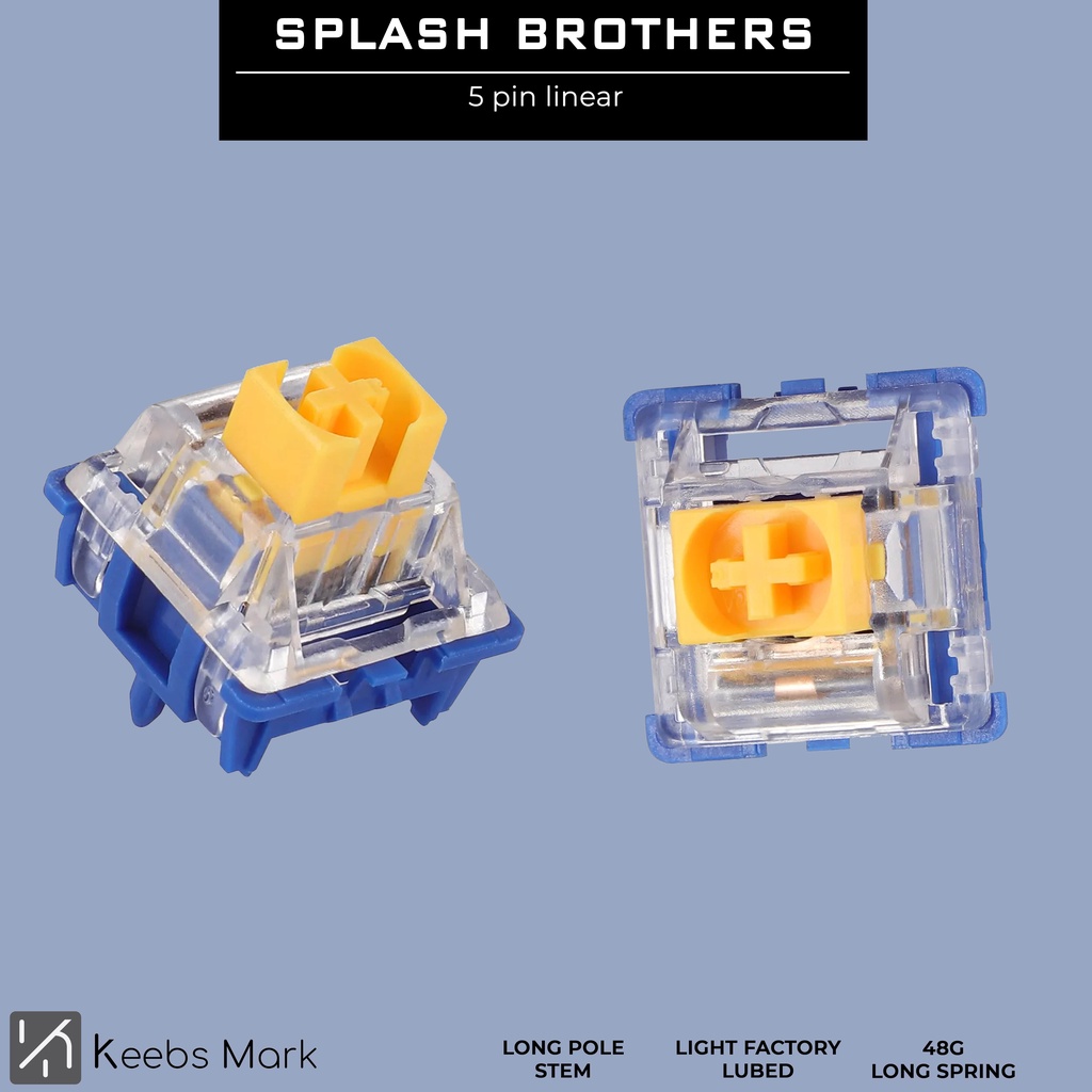 Jual Durock JWICK / JWK Splash Brothers Switch Linear 48g Keyboard