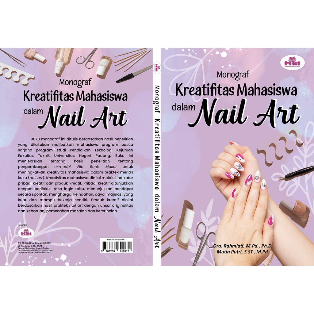 Jual Buku Monograf Kreativitas Mahasiswa Dalam Nail Art/Buku Kecantikan ...