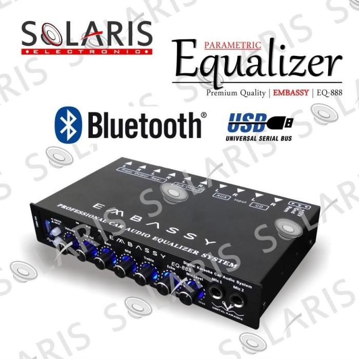 Jual Parametric Equalizer Preamp Karaoke Embassy Eq888 Bluetooth