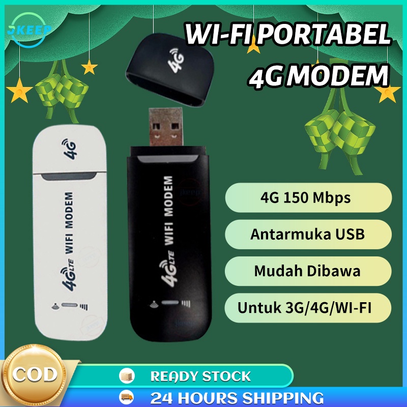 Jual [ready Stock] Modem Wifi 4g All Operator 150 Mbps Modem Mifi 4g Lte Modem Wifi Travel Usb