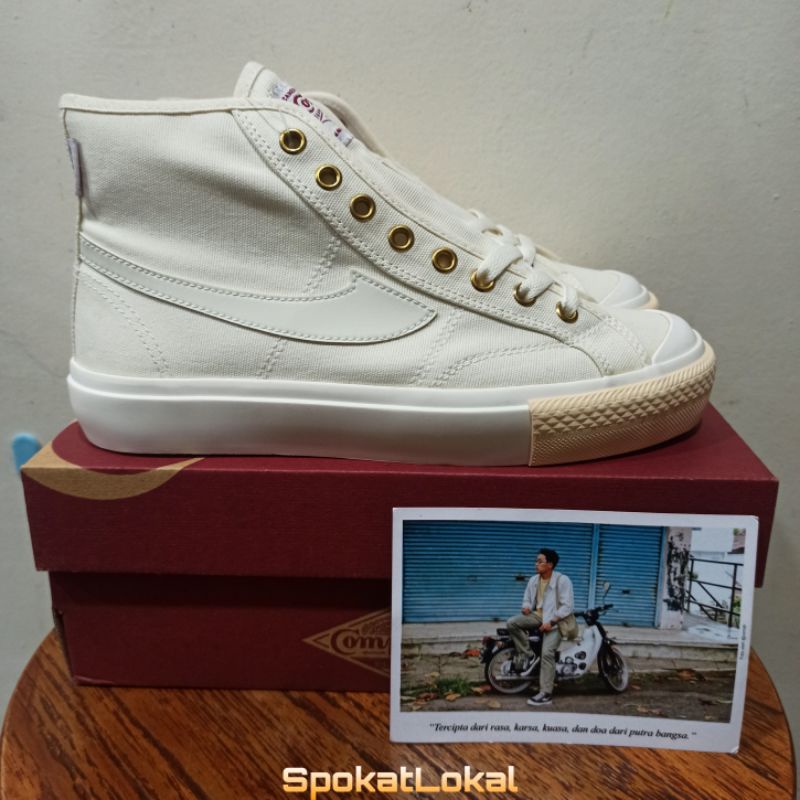 Jual Sepatu Compass Gazelle Hi/High Cream Size 36 - 45 Original BNIB ...
