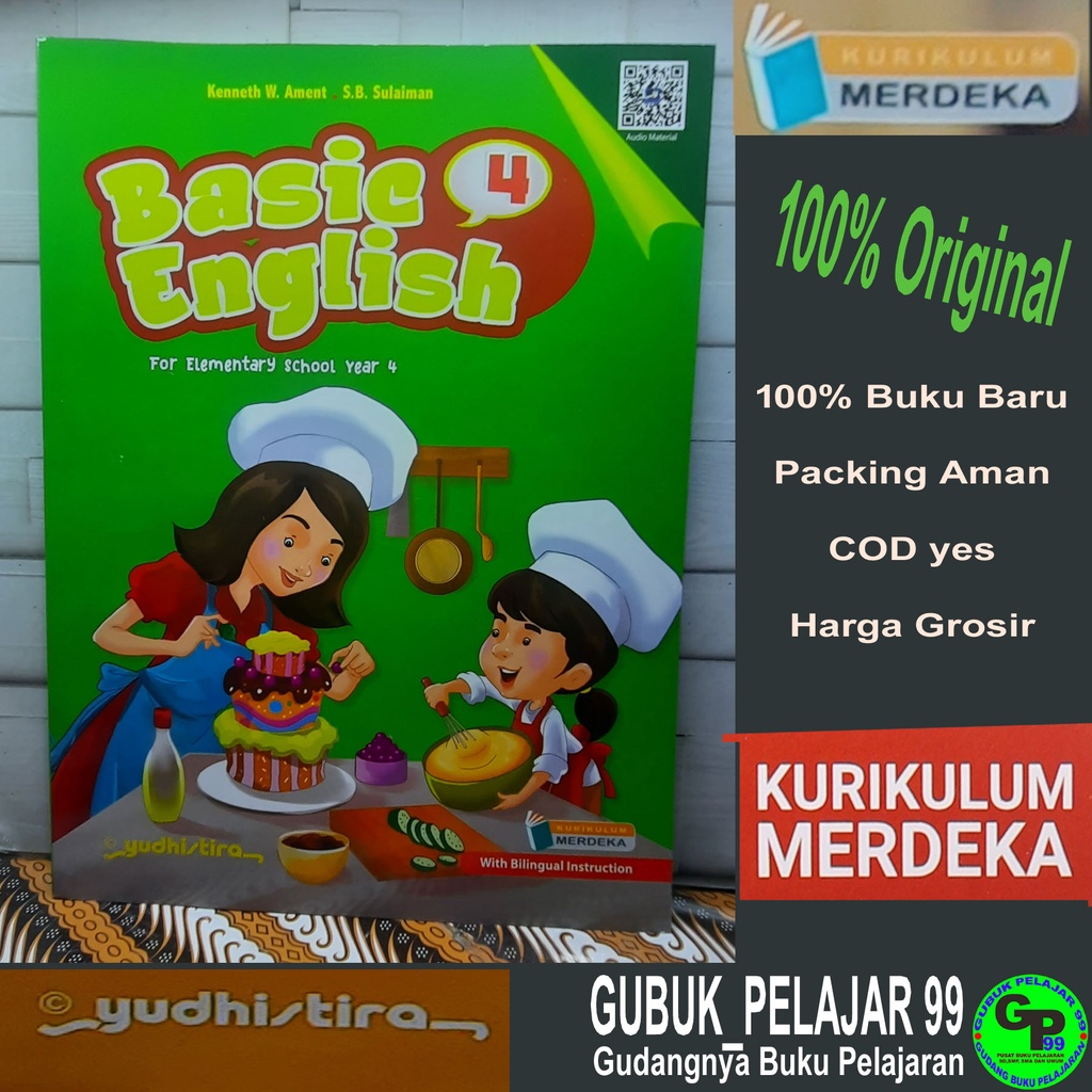 Jual Buku Siswa Bahasa Inggris BASIC ENGLISH 4 Untuk Kelas 4 SD/MI ...