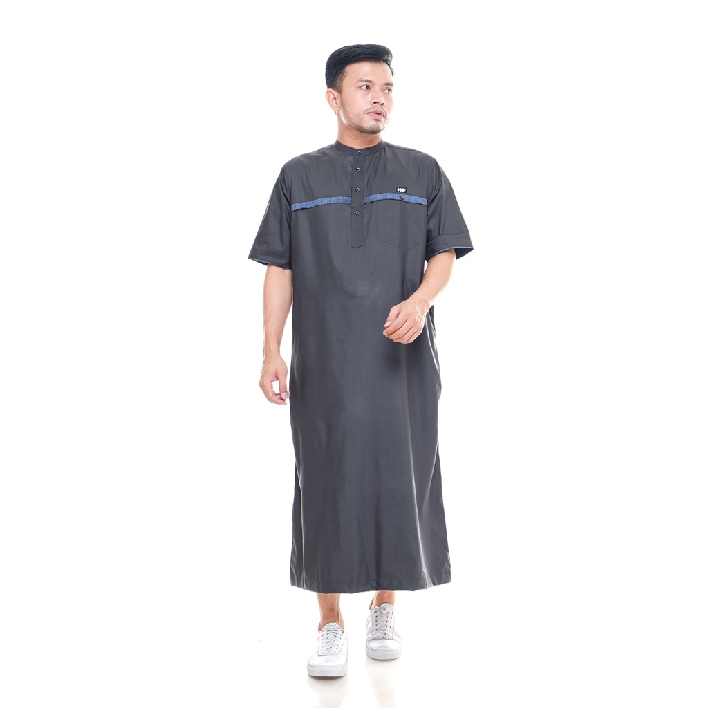 Jual Pakaian Baju Muslim Jubah Gamis Hanif Kasual Premium Terbaru Laki