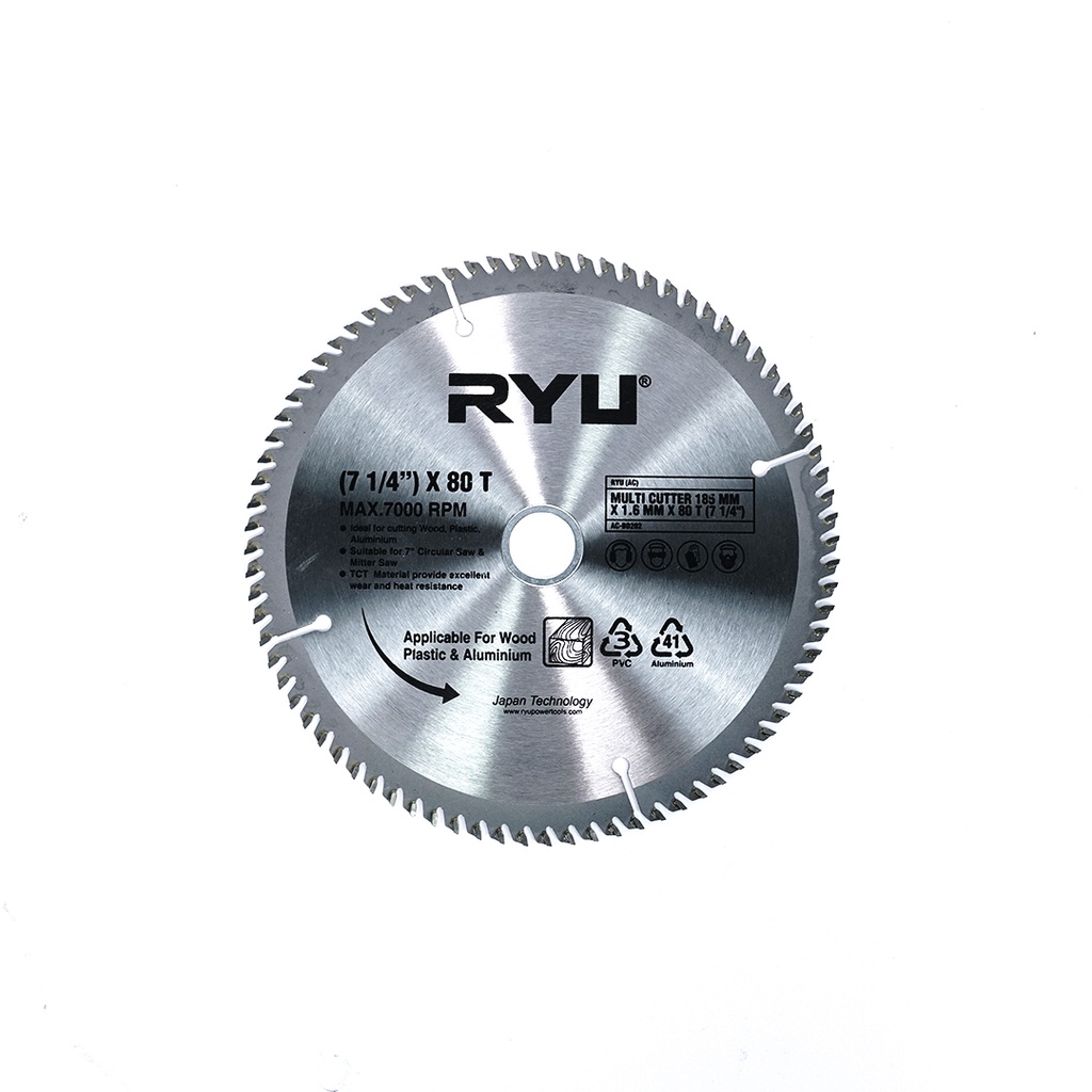 Jual RYU MULTI CUTTER 185 MM X 1.6 MM X 80 T (7 1/4
