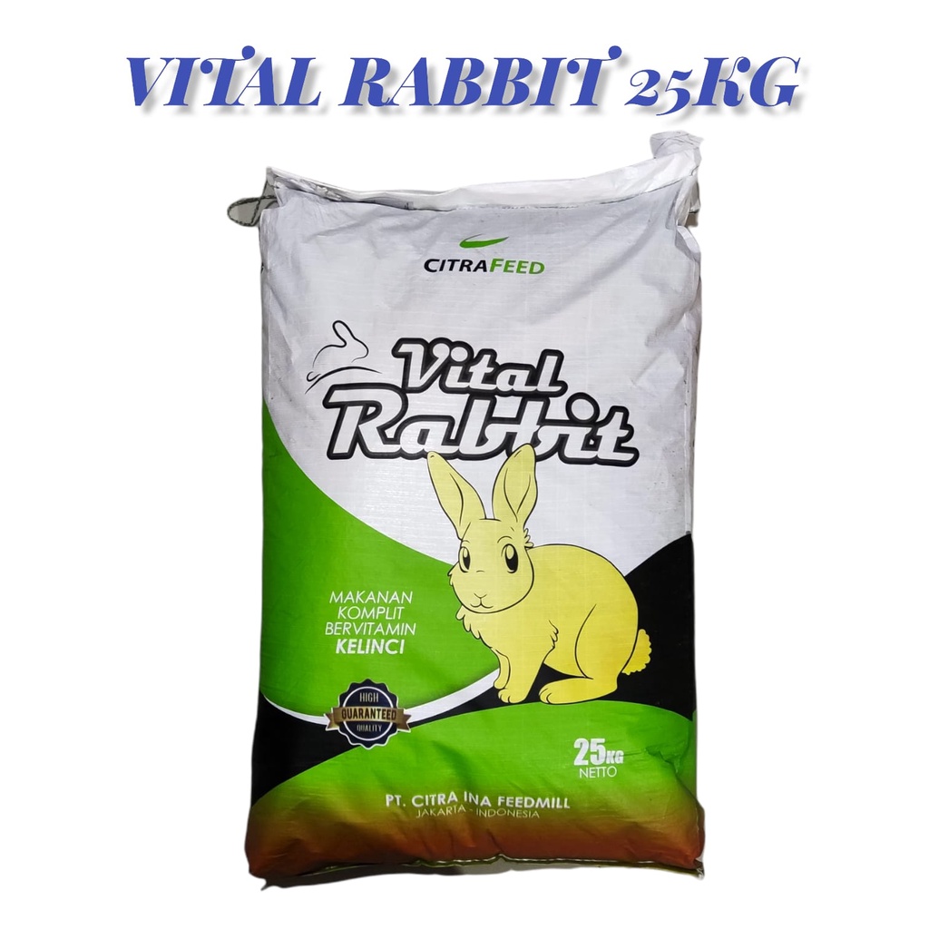 Jual GOJEK citra feed citrafeed vital rabbit 25kg pakan pelet kelinci